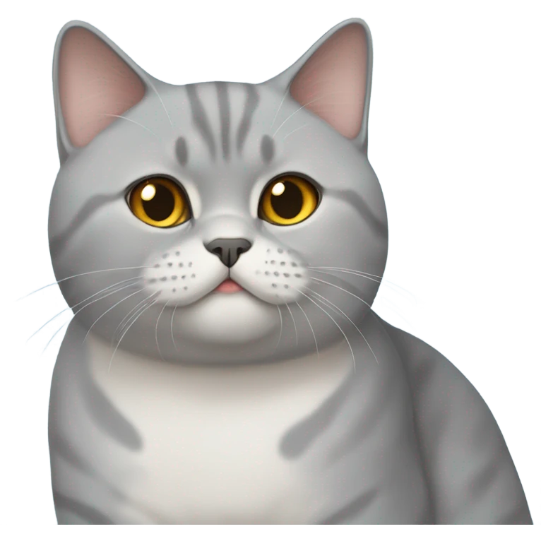 Two British shorthair cat emoji