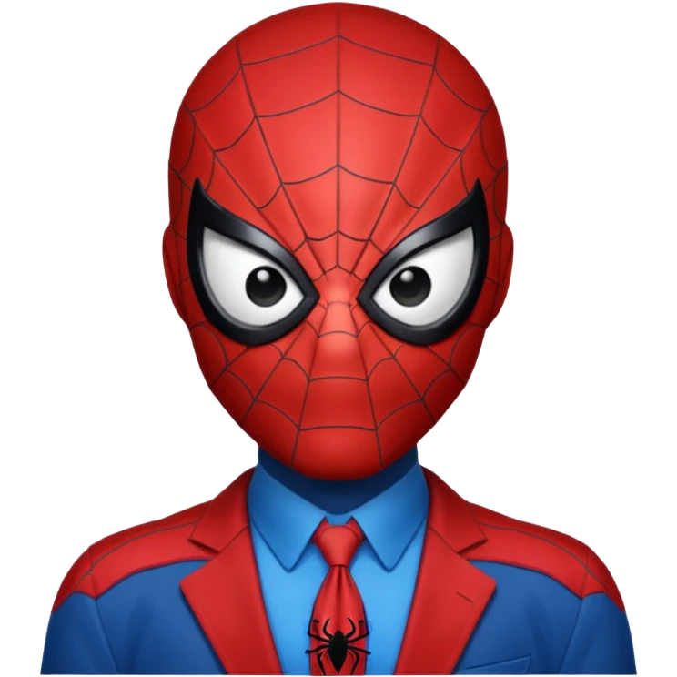 Spaider man face  emoji
