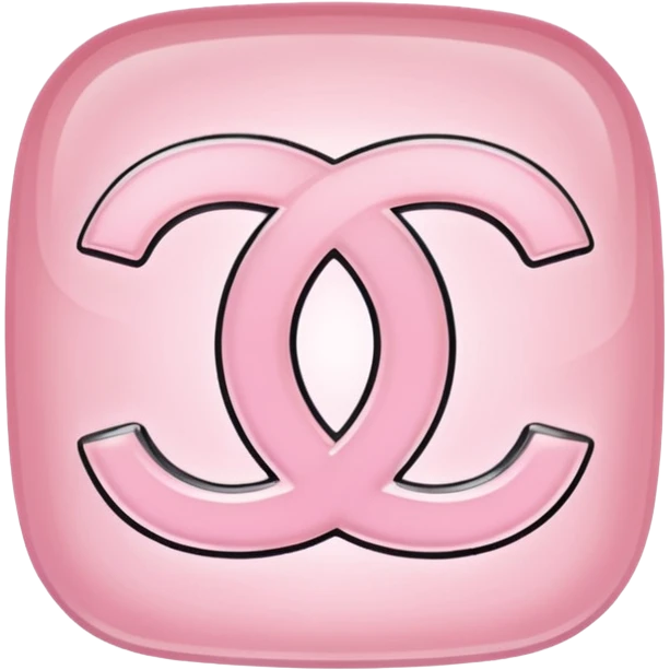 light pink chanel logo emoji