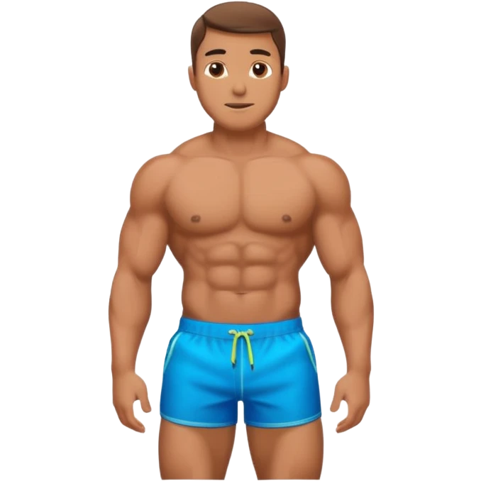 A man with a big booty emoji