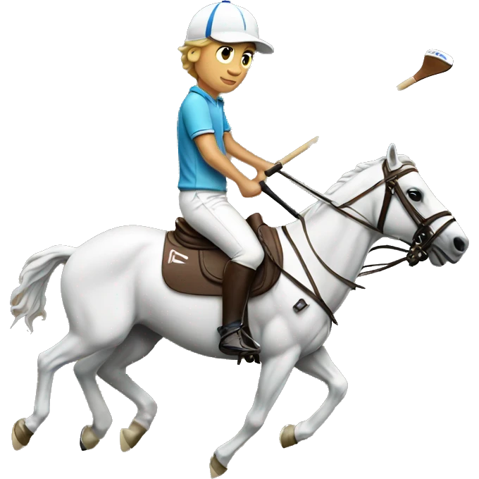 Polo player emoji