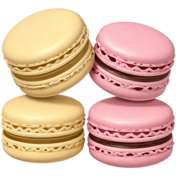Three Macarons  emoji