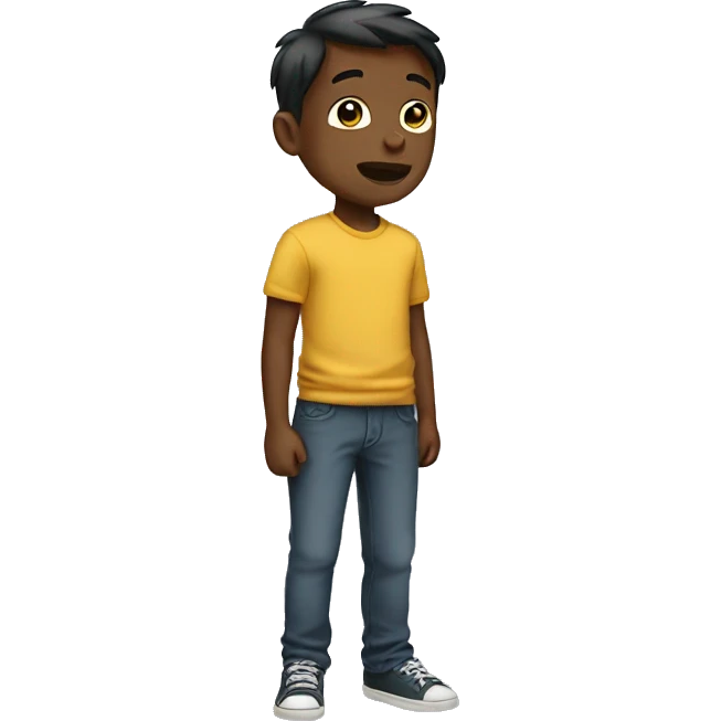 Boy standing up emoji