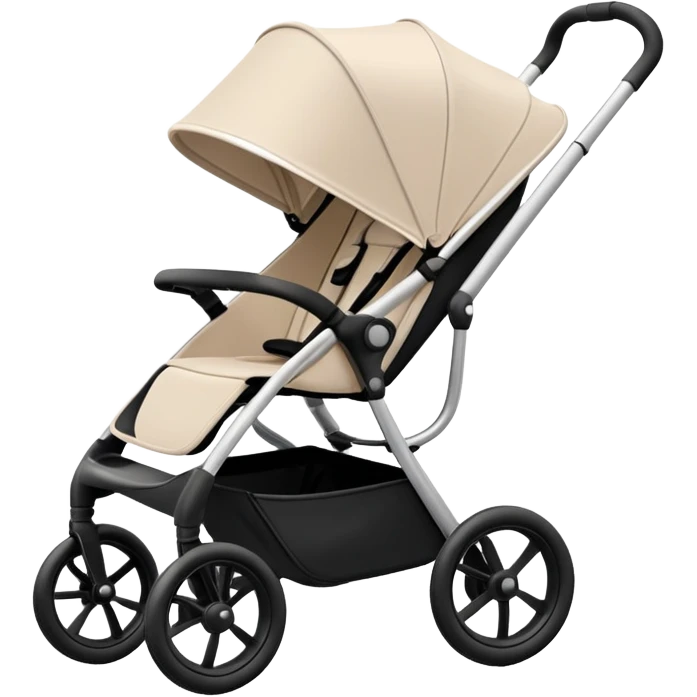 Pale beige stroller emoji