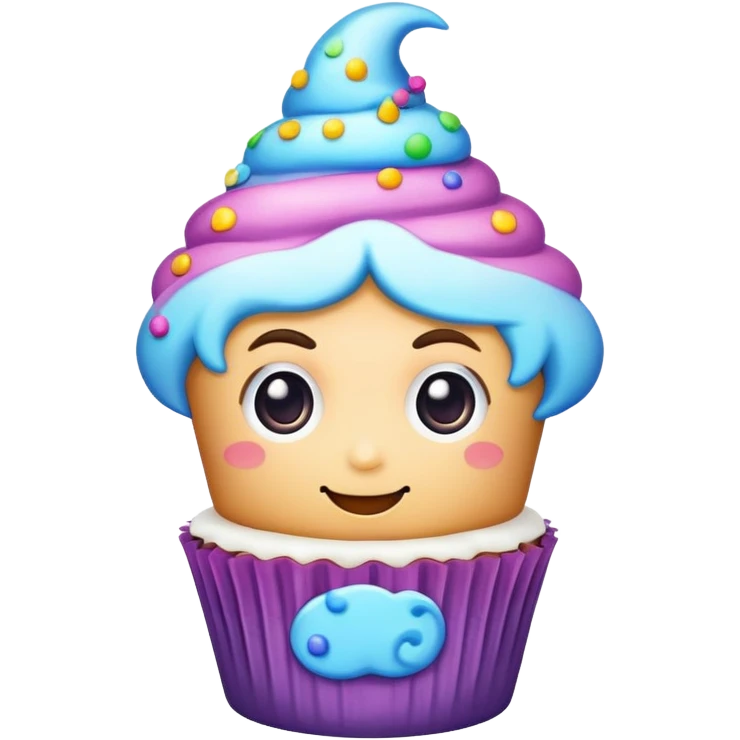 Cupcake mage emoji