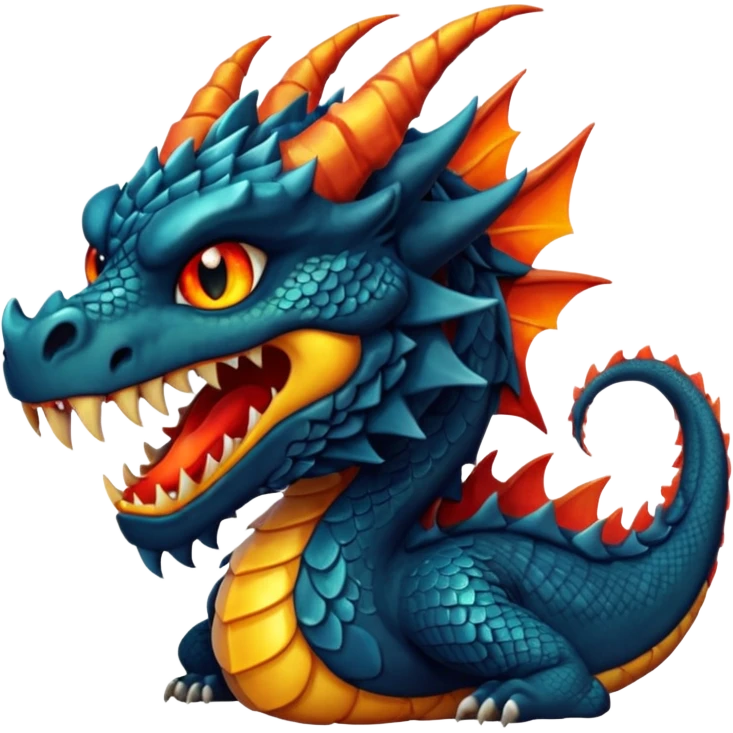 Dragón de la irá  emoji