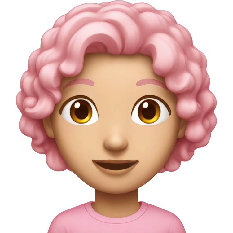 light pink emoji
