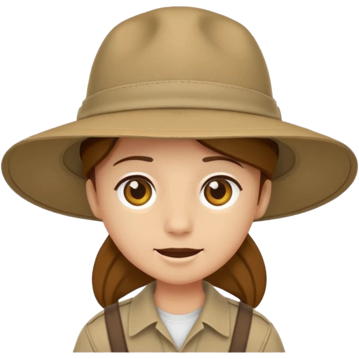 safari hat emoji