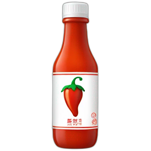 sriracha sauce bottle emoji