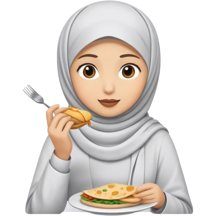 زنگ محجبه ،درس خون و بی احساس اما منطقی و عاشق غذا emoji