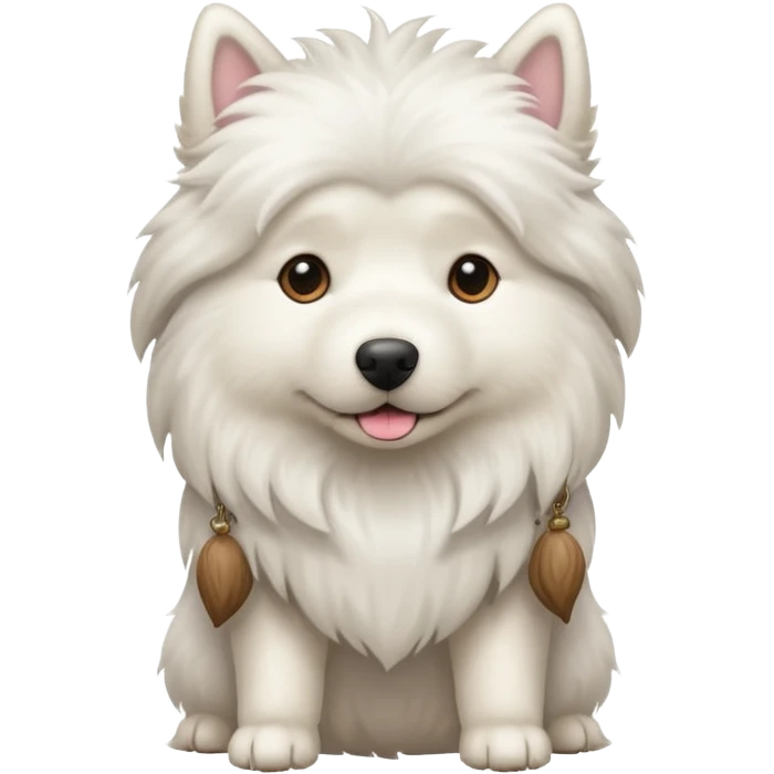 White dog emoji