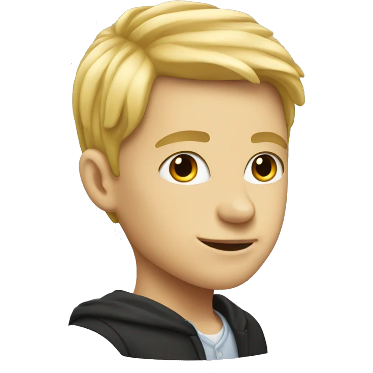boys school blond hair  emoji