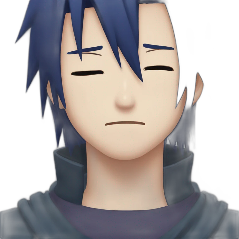 sasuke crying emoji