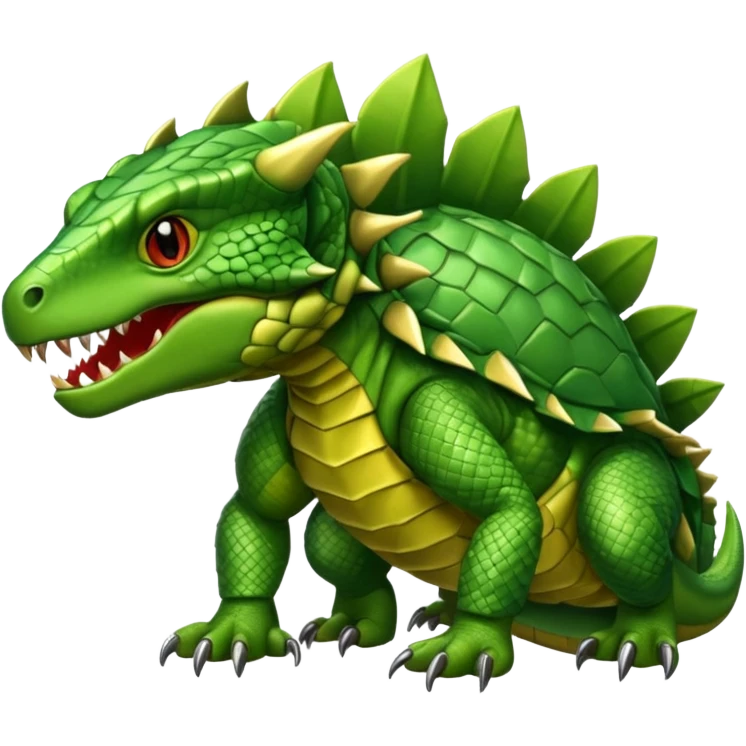 Armored reptile emoji