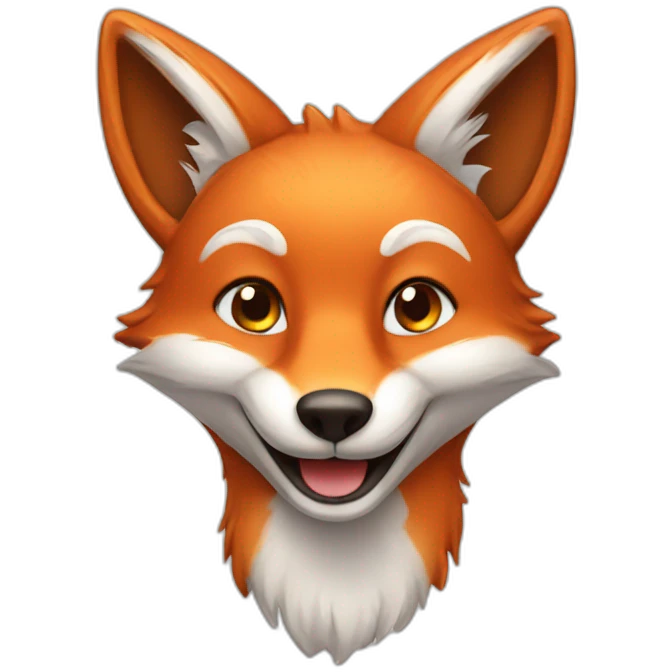 smiling fox emoji