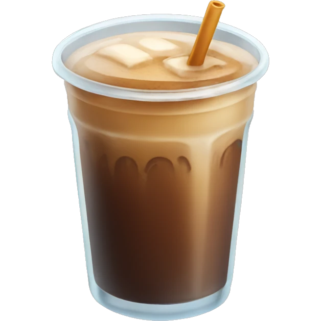 Iced coffee emoji
