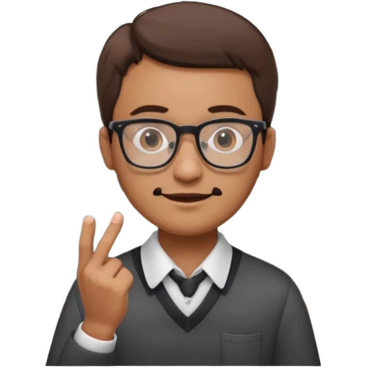 teacher teaching numbers on a blackboard
 emoji