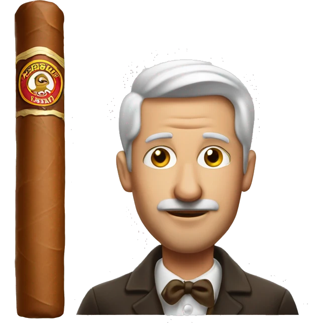 man with big cigar  emoji