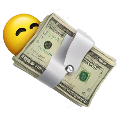 magnet attracting money emoji