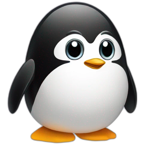 coding penguin emoji
