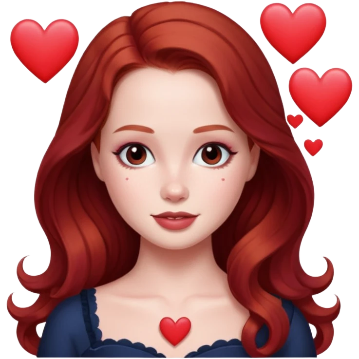 madelaine petsch with hearts emoji