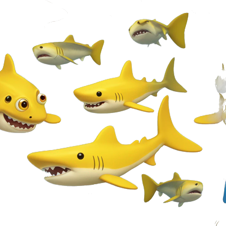 Yellow Hammer head shark Finding Nemo emoji