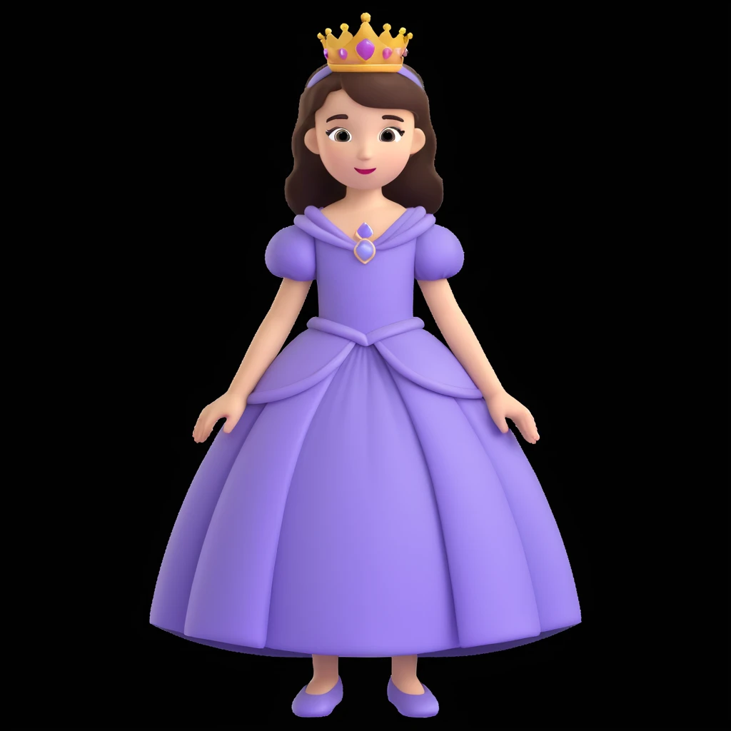 girls in a princess dress emoji