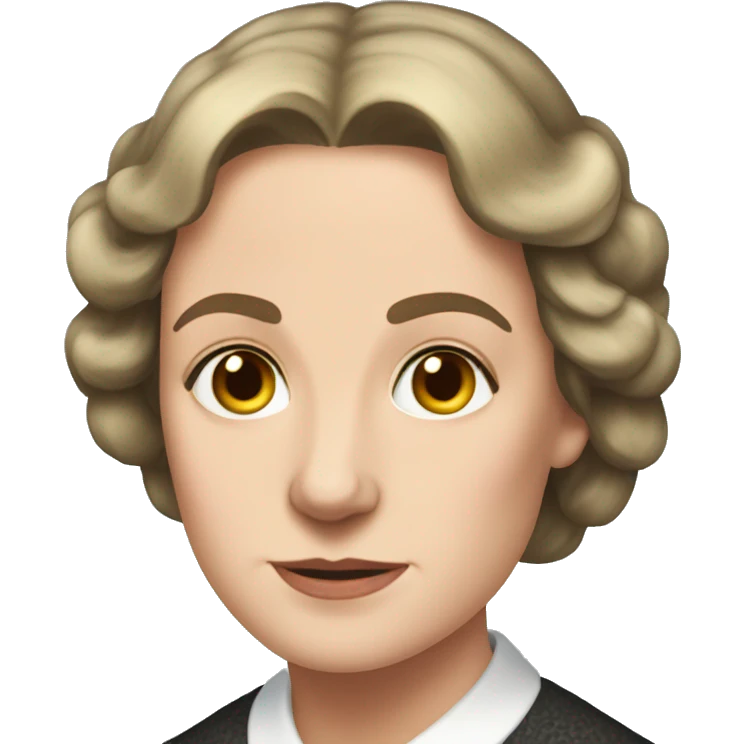 English novlist Charlotte Brontë emoji