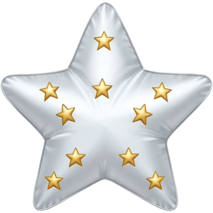 White satin Shine stars aesthetic emoji
