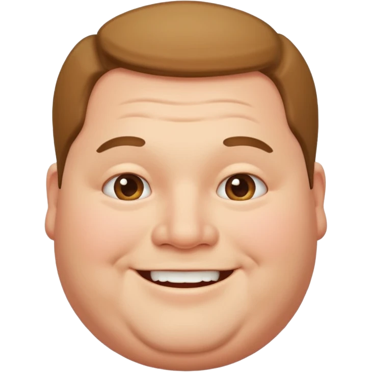 Chubby man emoji