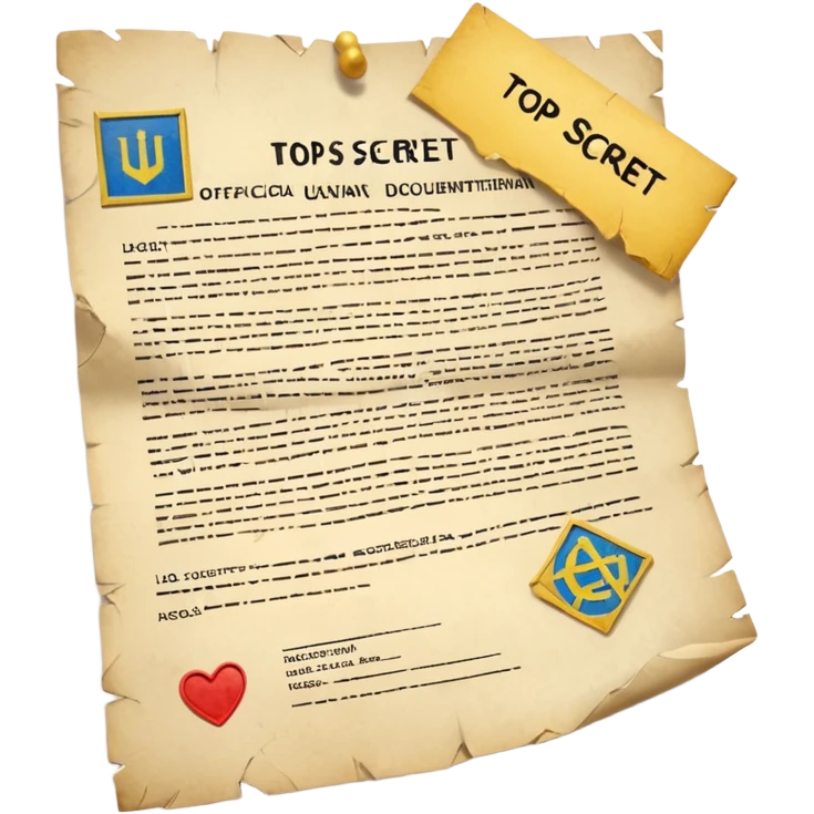 generate ultra realistic top secret file from ukraine emoji
