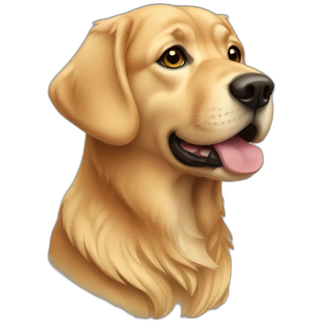 Golden reteiver emoji