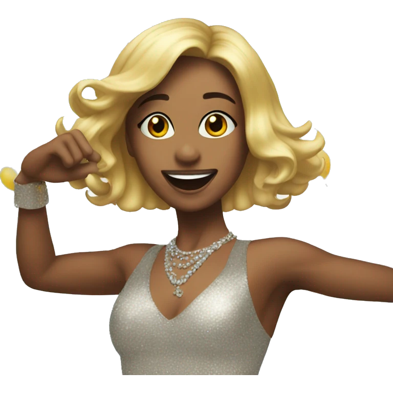 Dancer at party emoji