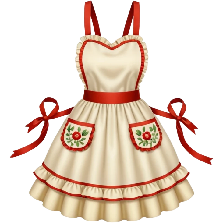 fancy kitchen apron  emoji