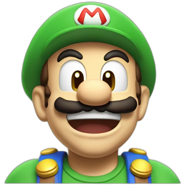 Super Mario mort de rire emoji