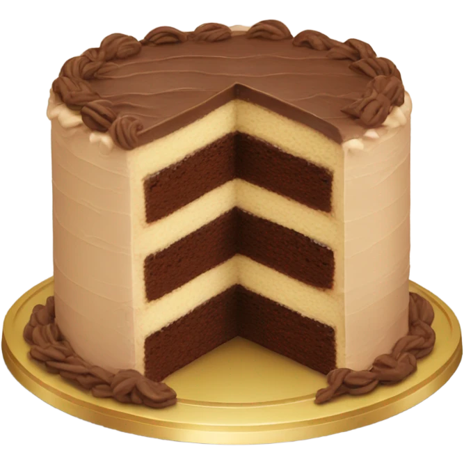 Browni is a cake emoji
