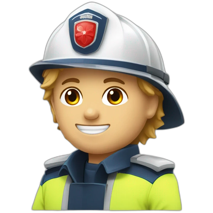 Pompiers et policiers et médecin  emoji