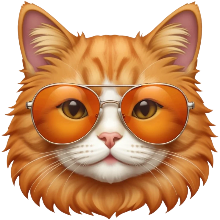 Cat wearing sunglasses emoji