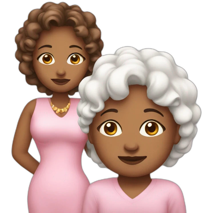 sugar mommy with sugar baby emoji