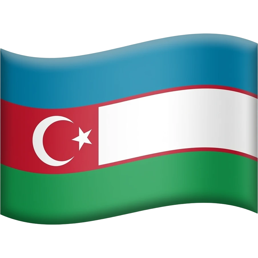 Türkistan flagge emoji