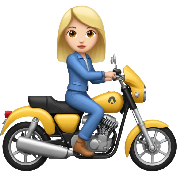 Grab moto women emoji