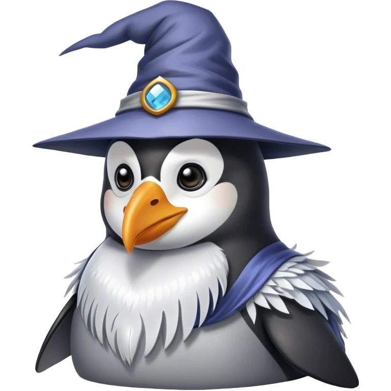 wizard penguin emoji