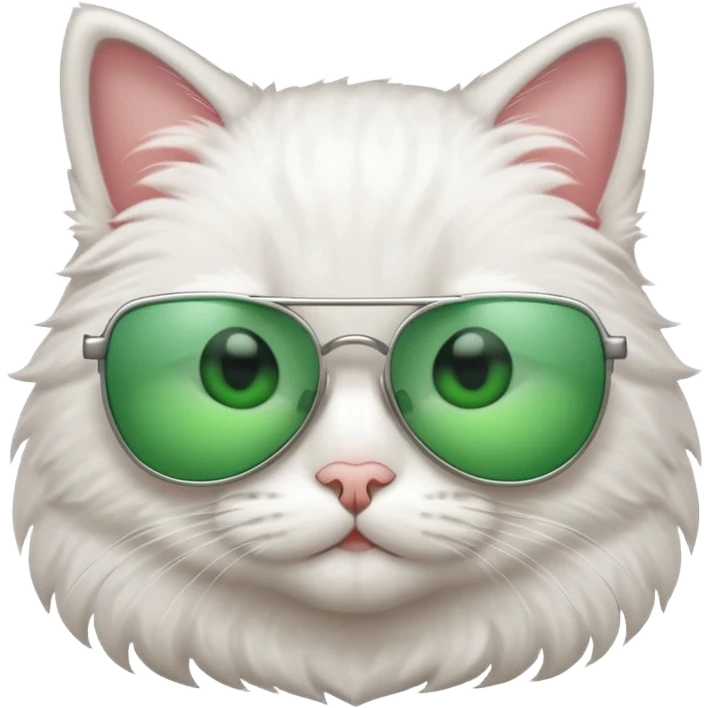 Cute Cat with sunglasses emoji