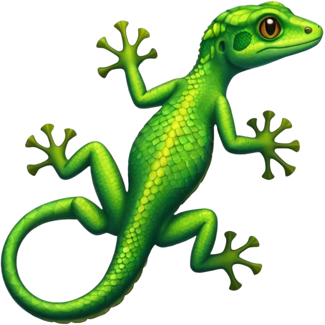 created gecko  emoji