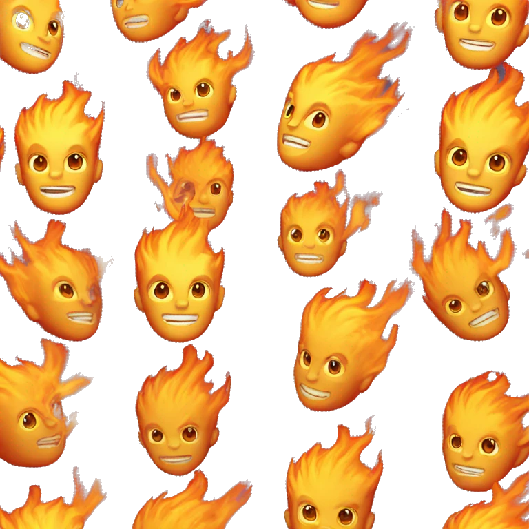 HUMAN TORCH HEAD emoji