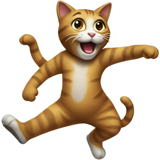 Dancing cat emoji