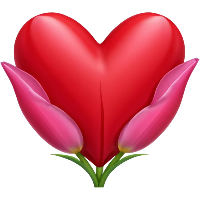 یه چی فانتزی بساز  قلب وسط دوتا لال emoji