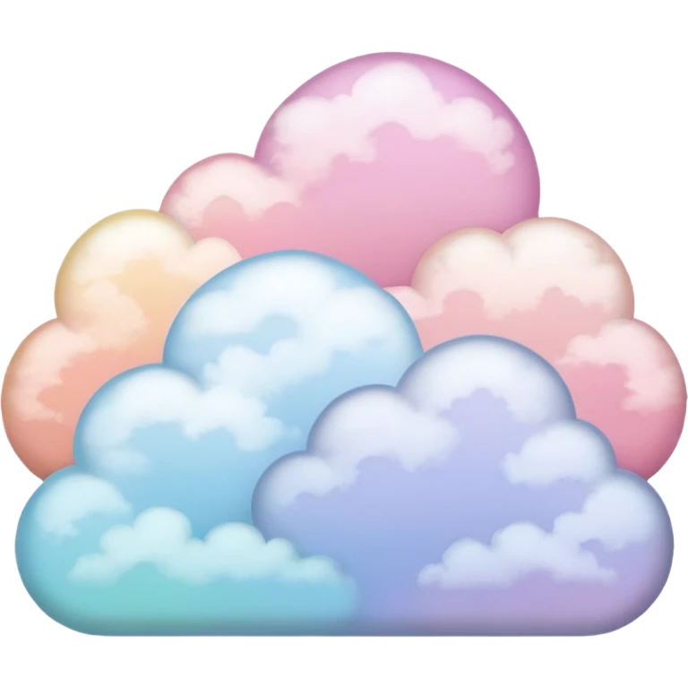 Pastel clouds  emoji