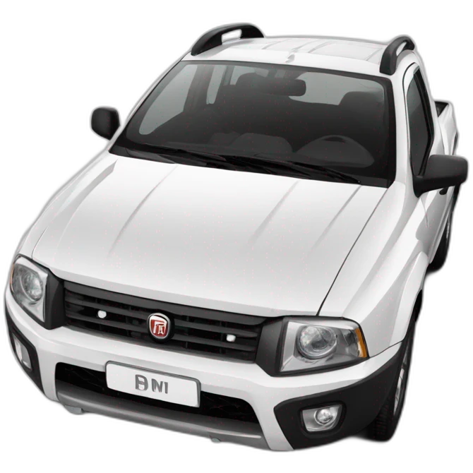 white-fiat-strada emoji