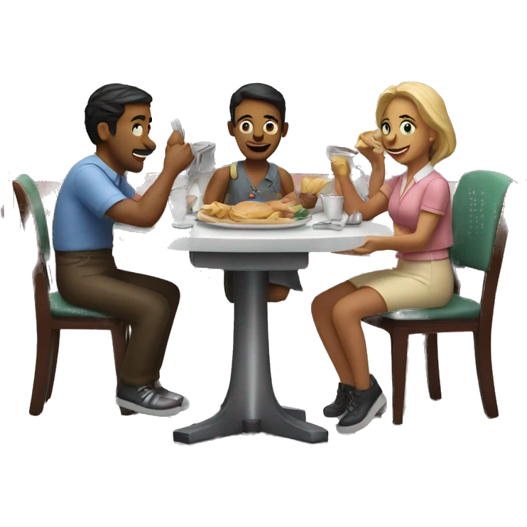 family diner emoji